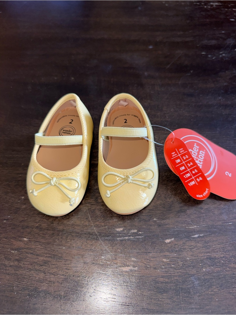 Wonder Nation Mary Jane Ballet Flats